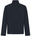 FR045 Front Row Premium Piqué 1/4 Zip Top Navy colour image